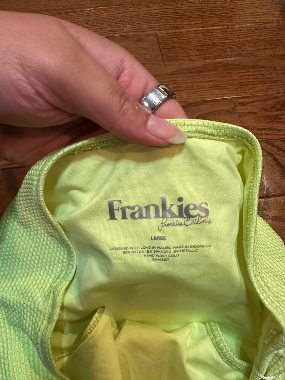NWT Frankie’s Grotto Bikini Set in Sundance- M/L - Picture 5 of 9